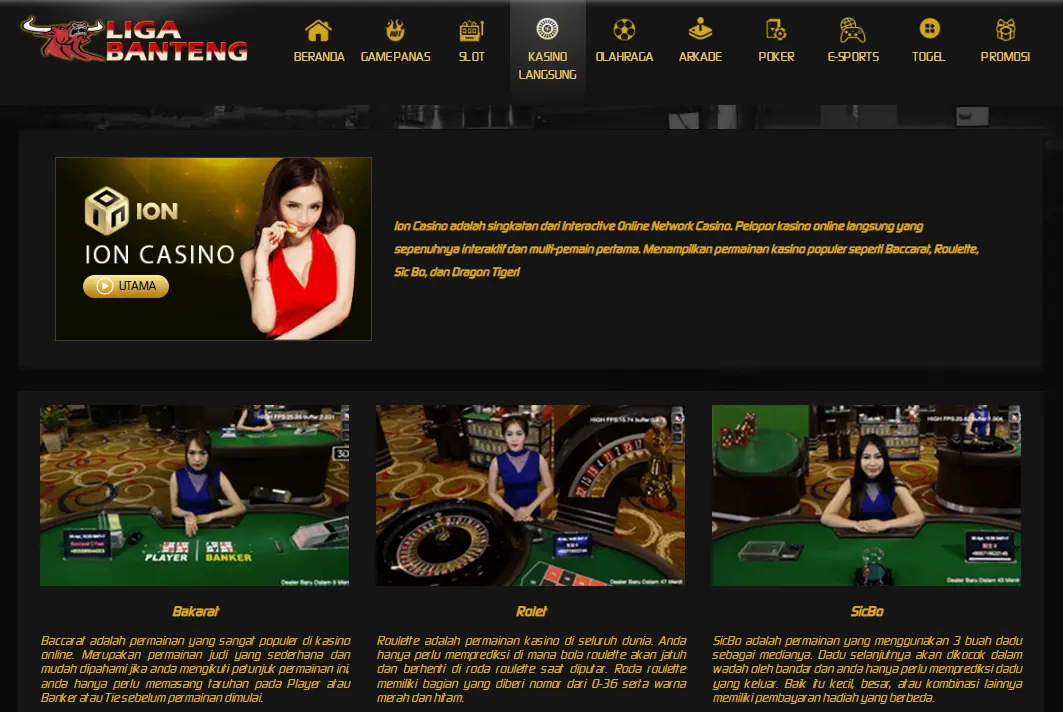 Situs Judi Ion Casino Indonesia